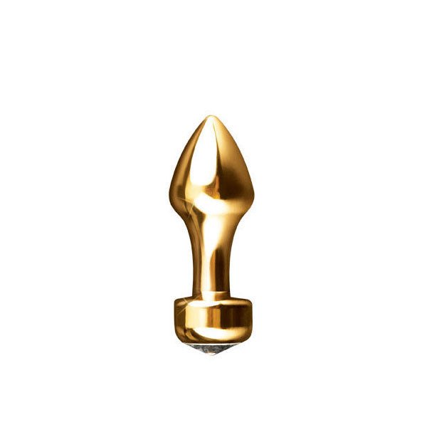 Fetish fantasy gold - mini luv butt plug - Product front view  | Flirtybay.com.au